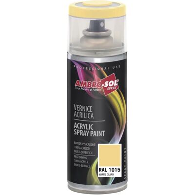 Spray acrilico multiuso Ambro-Sol color avorio chiaro Spray acrilico multiuso Ambro-Sol color avorio chiaro