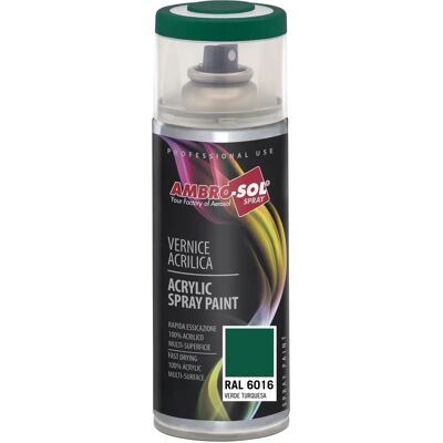 Peinture en spray Ambro-Sol - Turquoise - Multi-surfaces - 400ml - Publicité Peinture en spray Ambro-Sol - Turquoise - Multi-surfaces - 400ml - Publicité