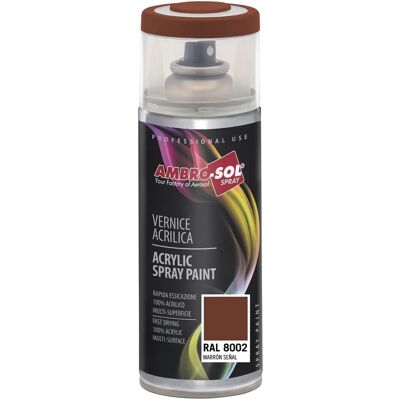 Spray Ambrosol RAL 8002 - Marrone - Interni/Esterni Spray Ambrosol RAL 8002 - Marrone - Interni/Esterni