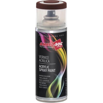 Peinture en aérosol marron chocolat RAL 8017 - Multi-surfaces 5m² - Publicité Peinture en aérosol marron chocolat RAL 8017 - Multi-surfaces 5m² - Publicité
