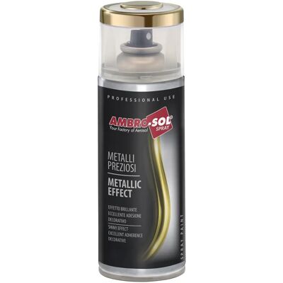 Ambro-Sol Spray Metallizzato Oro - Vernice in bomboletta per decorazioni interne Ambro-Sol Spray Metallizzato Oro - Vernice in bomboletta per decorazioni interne