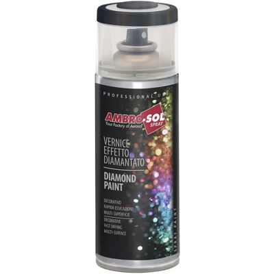 Peinture en spray effet diamant Bricoman - Noir - Publicité Peinture en spray effet diamant Bricoman - Noir - Publicité