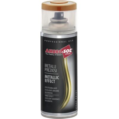 Peinture en Spray Métallique Ambro-Sol - Or Antique - 400ml, 5m² Couverture - Publicité Peinture en Spray Métallique Ambro-Sol - Or Antique - 400ml, 5m² Couverture - Publicité