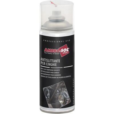 Spray Antidérapant Ambro-Sol pour Courroies - Usage Industriel - Publicité Spray Antidérapant Ambro-Sol pour Courroies - Usage Industriel - Publicité