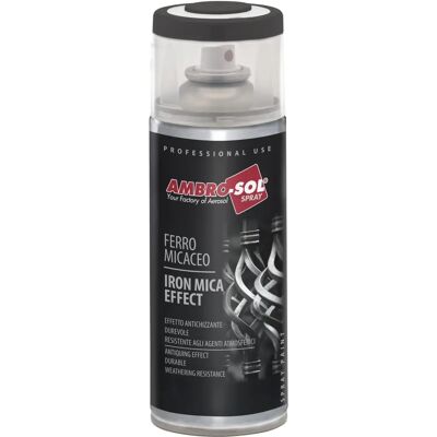 Aérosol Vernis Effet Fer Micacé Ambrosol - Protège Métal & Bois - 400ml - Publicité Aérosol Vernis Effet Fer Micacé Ambrosol - Protège Métal & Bois - 400ml - Publicité