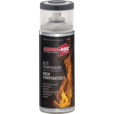Pintura en spray de alta temperatura AmbroSol 400ml - Gris antracita Pintura en spray de alta temperatura AmbroSol 400ml - Gris antracita