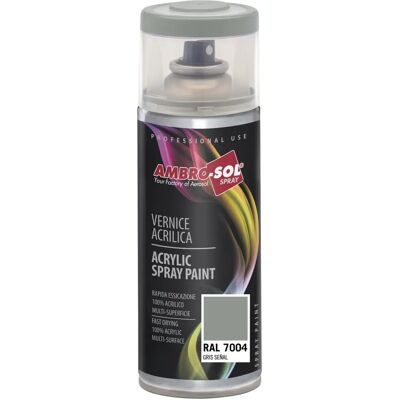 Spray di vernice Tecnomat RAL 7004 Grigio Segnale - Aerosol, 400ml Spray di vernice Tecnomat RAL 7004 Grigio Segnale - Aerosol, 400ml