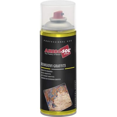 Ambro-Sol 400ml Spray Rénove Graffiti - Murs, Bois, Métal - Publicité Ambro-Sol 400ml Spray Rénove Graffiti - Murs, Bois, Métal - Publicité