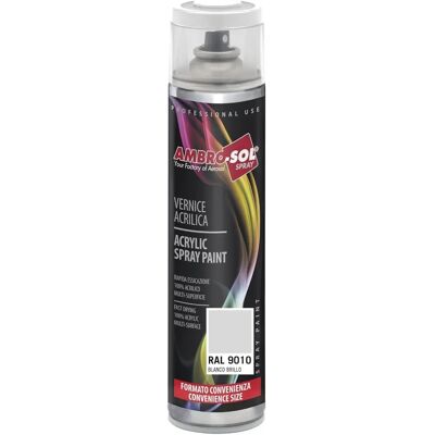 Bricoman Tecnomat Ral 9010 Vernice Spray - Interni/Esterni - 600ml Bricoman Tecnomat Ral 9010 Vernice Spray - Interni/Esterni - 600ml