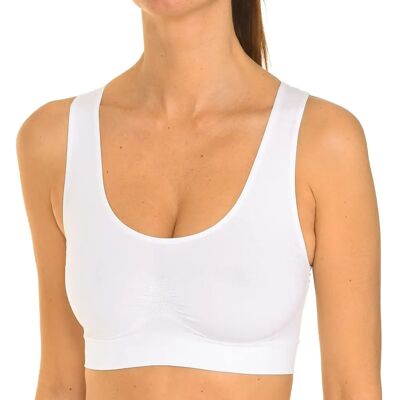Intimidea Dames Comfort Sportbeha - Wit - 2XL - Sportbeha Intimidea Dames Comfort Sportbeha - Wit - 2XL - Sportbeha