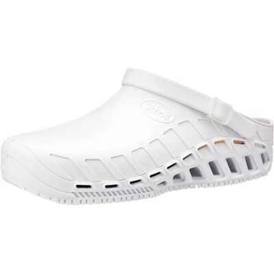 Sabots Unisex Blanc Scholl - Chaussures Médicales Sabots Unisex Blanc Scholl - Chaussures Médicales