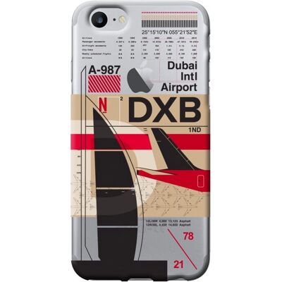 Benjamins iPhone 7 & 8 - Étui Aéroport Dubai - Protection - Publicité Benjamins iPhone 7 & 8 - Étui Aéroport Dubai - Protection - Publicité