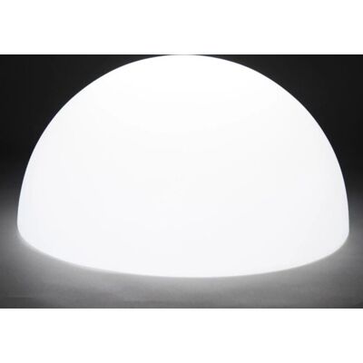 Kloris Babymoon Lámpara Semiesférica Blanca de Polietileno - Kit de Iluminación - Resistente a Impactos - Diseño Clásico y Moderno Kloris Babymoon Lámpara Semiesférica Blanca de Polietileno - Kit de Iluminación - Resistente a Impactos - Diseño Clásico y Moderno