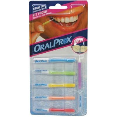 Kit de Cepillos Interdentales Oralprox - 6 Tamaños - Limpieza Efectiva Kit de Cepillos Interdentales Oralprox - 6 Tamaños - Limpieza Efectiva