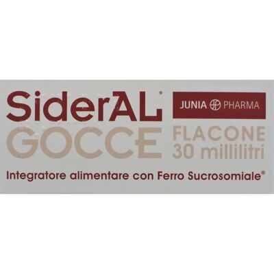 Junia Pharma Sideral Gocce 30ml - Integratore di Ferro Junia Pharma Sideral Gocce 30ml - Integratore di Ferro