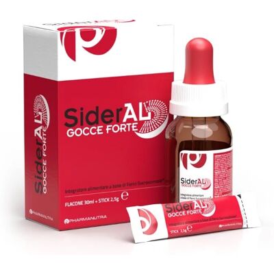 Junia Pharma Sideral Gocce Forte - Integratore di Ferro - 30ml Junia Pharma Sideral Gocce Forte - Integratore di Ferro - 30ml