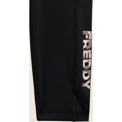 Freddy - Leggings 7/8 Vita Alta - Floreale Bronzo - XS - Leggings Freddy - Leggings 7/8 Vita Alta - Floreale Bronzo - XS - Leggings