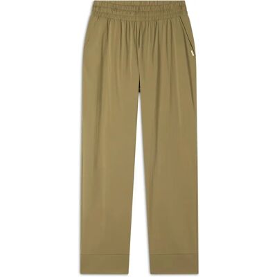 Pantaloni in popeline di cotone Freddy - Taglio regolare - Verde - Lunghezza 7/8 Pantaloni in popeline di cotone Freddy - Taglio regolare - Verde - Lunghezza 7/8