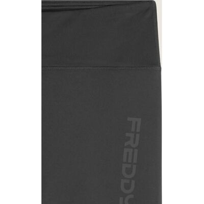 Freddy - Leggings corsaro - Nero - Logo glitterato - Leggings Freddy - Leggings corsaro - Nero - Logo glitterato - Leggings