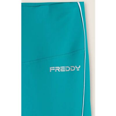 FREDDY - Leggings 7/8 Vita Alta - Turchese - 7/8 - Leggings FREDDY - Leggings 7/8 Vita Alta - Turchese - 7/8 - Leggings