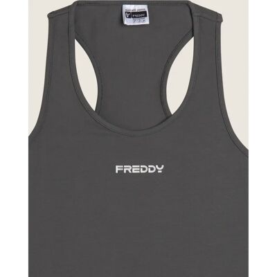 Freddy Canotta Grigio Fumo Grande - Top Freddy Canotta Grigio Fumo Grande - Top