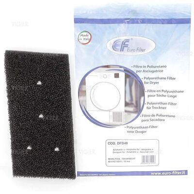 Filtro Asciugatrice Whirlpool - Riutilizzabile, Originale Filtro Asciugatrice Whirlpool - Riutilizzabile, Originale