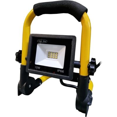 BRICO DEA Tragbarer LED-Projektor mit klappbarem Ständer - 30W - 2550 Lumen - 6000K BRICO DEA Tragbarer LED-Projektor mit klappbarem Ständer - 30W - 2550 Lumen - 6000K