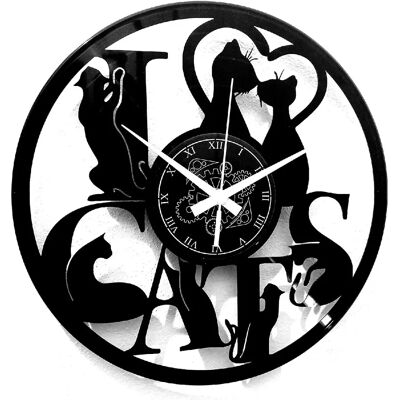 INSTANT KARMA CLOCKS IK-1073 Winylowy Zegar Ścienny - Kociaki - Dekoracja Ścienna INSTANT KARMA CLOCKS IK-1073 Winylowy Zegar Ścienny - Kociaki - Dekoracja Ścienna