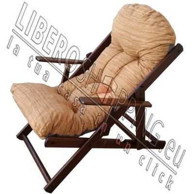 LIBEROSHOPPING - Sedia pieghevole - Noce - Sabbia - Sedia da giardino LIBEROSHOPPING - Sedia pieghevole - Noce - Sabbia - Sedia da giardino