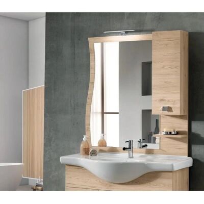 MODO ONDA 99cm Quercia Naturale - Specchio bagno MODO ONDA 99cm Quercia Naturale - Specchio bagno