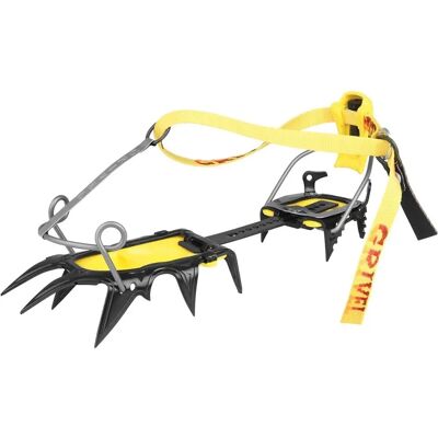 Grivel G12 Cramp-O-Matic Evo Crampon - Yellow - 12 Points - Mountaineering Equipment Grivel G12 Cramp-O-Matic Evo Crampon - Yellow - 12 Points - Mountaineering Equipment