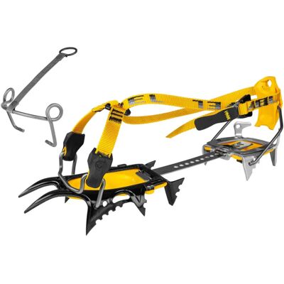 Grivel Air Tech Hybrid Dual-Matic EVO - Černá / Žlutá - Crampons Grivel Air Tech Hybrid Dual-Matic EVO - Černá / Žlutá - Crampons