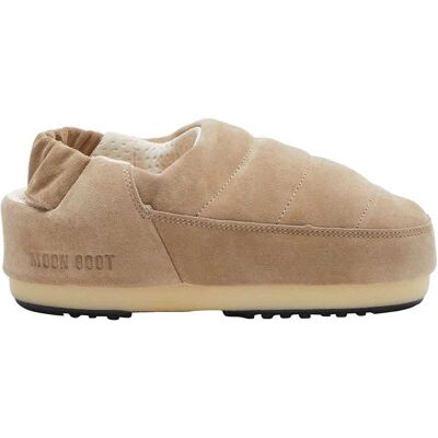 Moon Boot Band Sandales en Suédine beige - Publicité Moon Boot Band Sandales en Suédine beige - Publicité