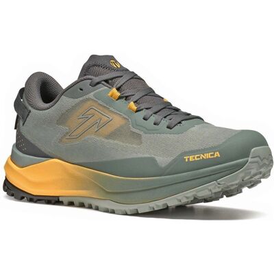 Tecnica SPARK S GTX Herren Gr.11,5 - Zapatos de senderismo - verde oliva oscuro/amarillo Tecnica SPARK S GTX Herren Gr.11,5 - Zapatos de senderismo - verde oliva oscuro/amarillo