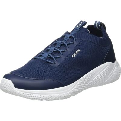 Geox Kinder Blau Atmungsaktive Sneakers mit Elastischem Knöchel - Kindergöße 29 Geox Kinder Blau Atmungsaktive Sneakers mit Elastischem Knöchel - Kindergöße 29