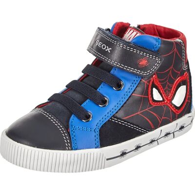Geox B KILWI BOY C Baskets Bleu Marine - Baskets - Publicité Geox B KILWI BOY C Baskets Bleu Marine - Baskets - Publicité