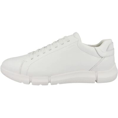 Geox Adacter White Leather Sneakers - Sneaker Geox Adacter White Leather Sneakers - Sneaker