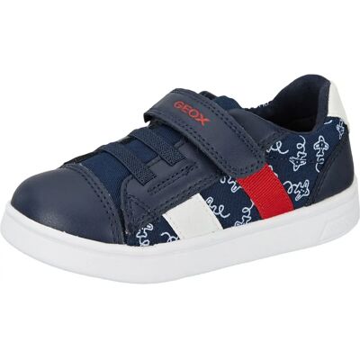 Geox B252CC0AW54C0735 Marine/Red - Adidași Geox B252CC0AW54C0735 Marine/Red - Adidași