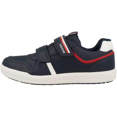 Geox Enfants Arzach Bleu Marine/Rouge - Trainers - Publicité Geox Enfants Arzach Bleu Marine/Rouge - Trainers - Publicité