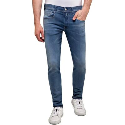 Replay Anbass Hyperflex Slim Fit Jeans - blau grau (M914Y.000.661A05.009) Replay Anbass Hyperflex Slim Fit Jeans - blau grau (M914Y.000.661A05.009)