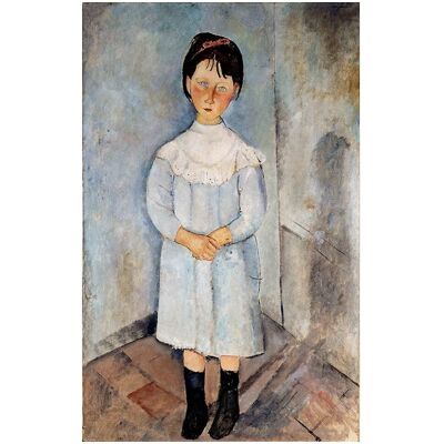 Legendarte Amedeo Modigliani Fille Bleue Art Murale - Décoration Murale Legendarte Amedeo Modigliani Fille Bleue Art Murale - Décoration Murale