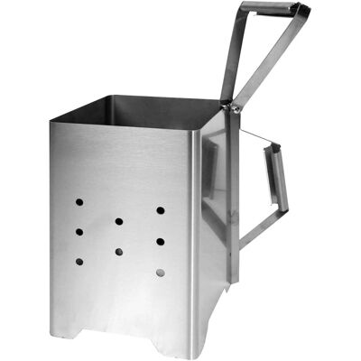 ARGONAUTA - Chimenea de Acero Inoxidable para Carbón - Encendedor ARGONAUTA - Chimenea de Acero Inoxidable para Carbón - Encendedor