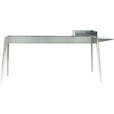 Lisa - Griglia in Acciaio Inox 160cm per Spiedini - Cottura Esterno Lisa - Griglia in Acciaio Inox 160cm per Spiedini - Cottura Esterno