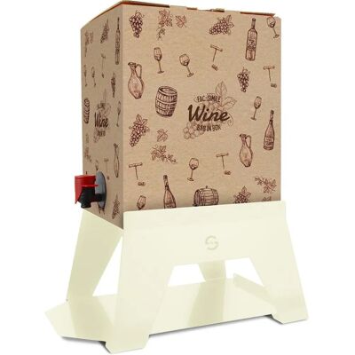 Lisa - Bacco - Crema - 3 L - Supporto Bag-in-Box vino Lisa - Bacco - Crema - 3 L - Supporto Bag-in-Box vino