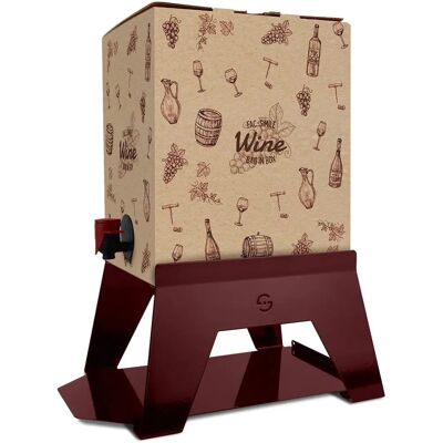 Lisa - Bacco - 3 L - 10 cm - Supporto Bag-in-Box Lisa - Bacco - 3 L - 10 cm - Supporto Bag-in-Box