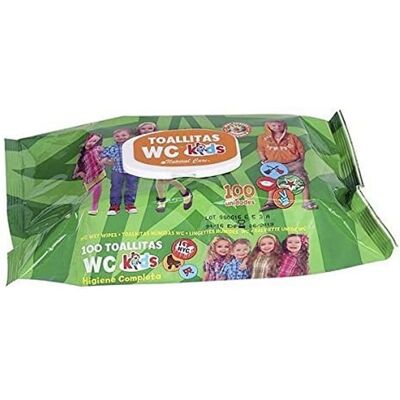 BigBuy Kids Moist Wipes WC Kids - Wet Wipes - 100 Units BigBuy Kids Moist Wipes WC Kids - Wet Wipes - 100 Units