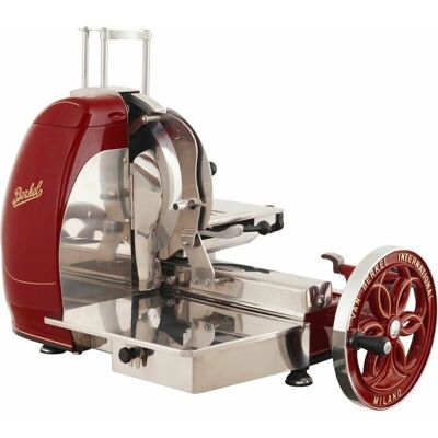 Affettatrice Carne Berkel B116 - 37cm, Manuale, Rosso e Dettagli Oro Affettatrice Carne Berkel B116 - 37cm, Manuale, Rosso e Dettagli Oro