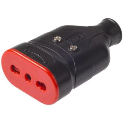 Rosi Presa di corrente - 16A, 250V, Nera - Power Outlet Rosi Presa di corrente - 16A, 250V, Nera - Power Outlet