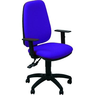Silla de Oficina Azul Tete Unisit - Ajustable y Sincronizada Silla de Oficina Azul Tete Unisit - Ajustable y Sincronizada