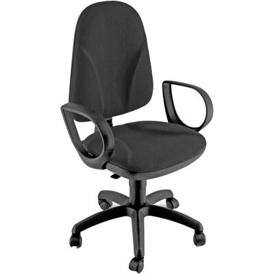 Chaise de Bureau Unisit - Pivotante Ergonomique - Noire - Siège de bureau - Publicité Chaise de Bureau Unisit - Pivotante Ergonomique - Noire - Siège de bureau - Publicité